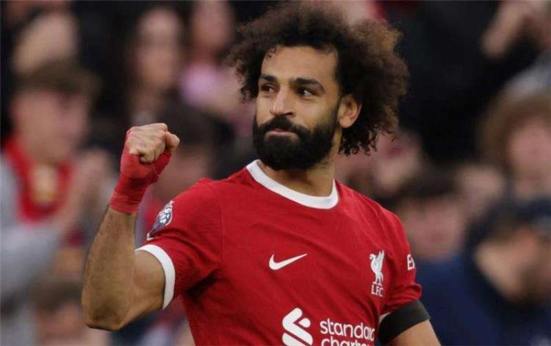 محمد صلاح لاعب فريق ليفربول الإنجليزي