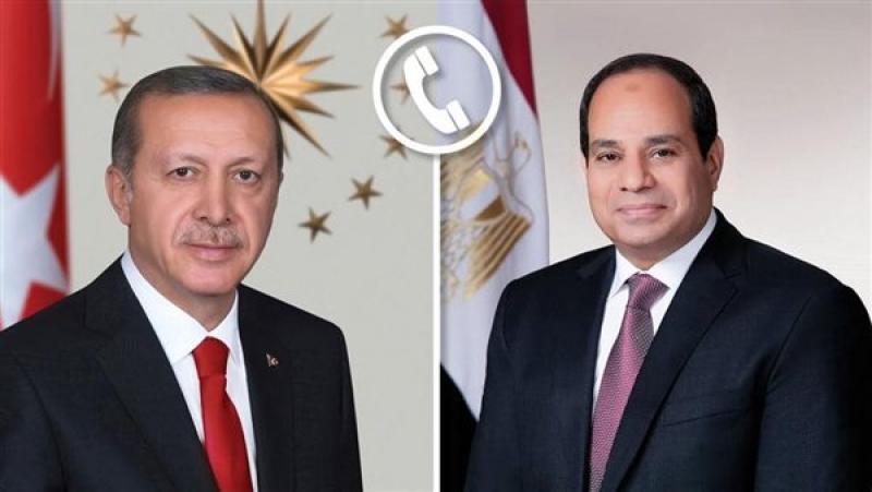 الرئيس السيسي يتلقى اتصالًا من نظيره التركي لتهنئته بالولاية الرئاسية الجديدة