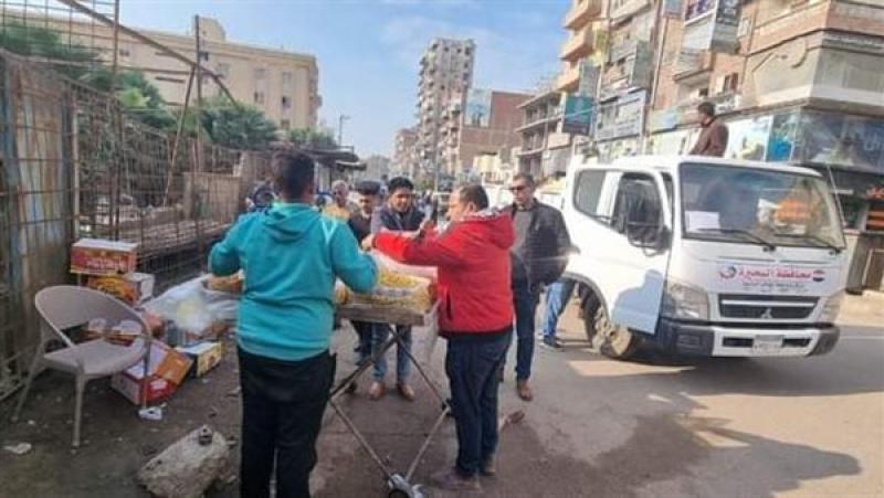 حملات لرفع الإشغالات المخالفة بالبحيرة