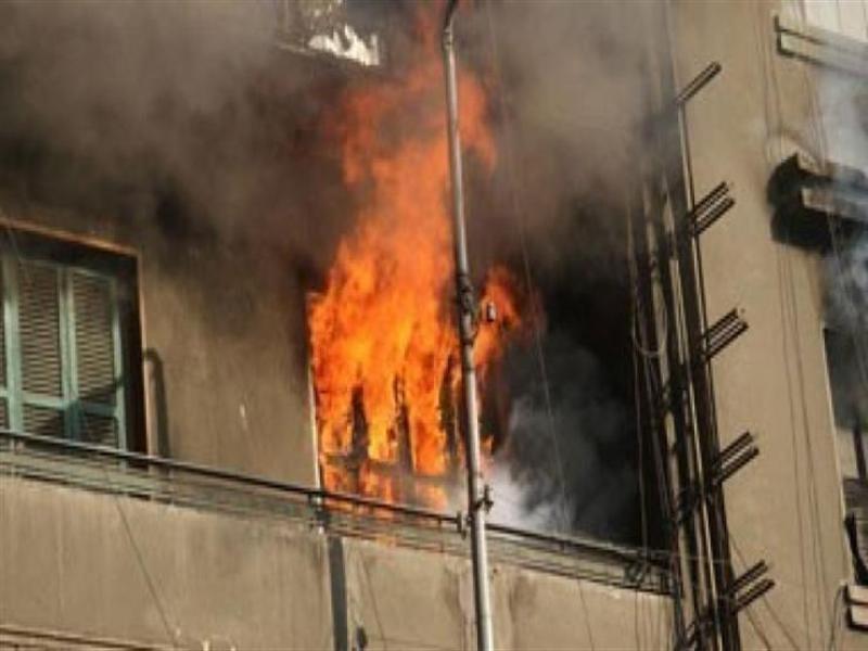 ماس كهربائي وراء حريق شقة سكنية في العياط