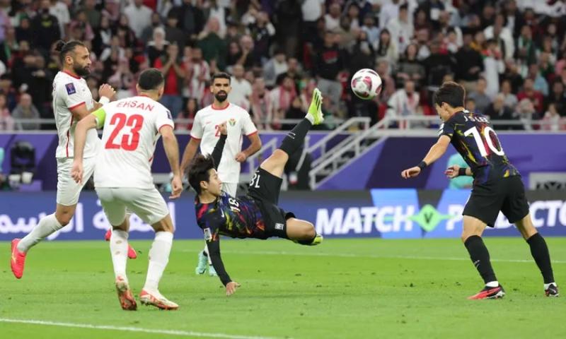 شوط أول سلبي بين الأردن وكوريا الجنوبية في نصف نهائي كأس آسيا
