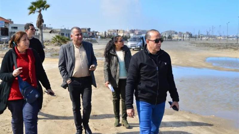 رئيس مدينة بورفؤاد: رفع كفاءة الشاطئ والاستعداد لاستقبال أعياد الربيع وفصل الصيف