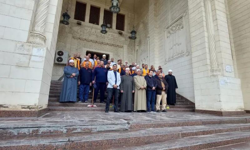 أوقاف الإسكندرية تدشن حملة لتنظيف المساجد استعدادا لـ شهر رمضان