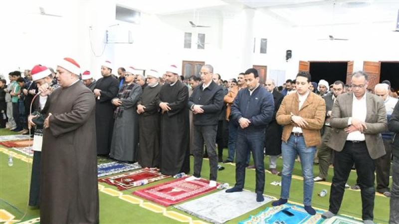 الانصاري يفتتح مسجد نداء الاسلام بمدينة الفيوم الجديدة